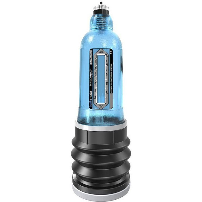 Гидропомпа BATHMATE HYDROMAX7 Wide Boy Aqua, синяя BM-HM7WB-AB